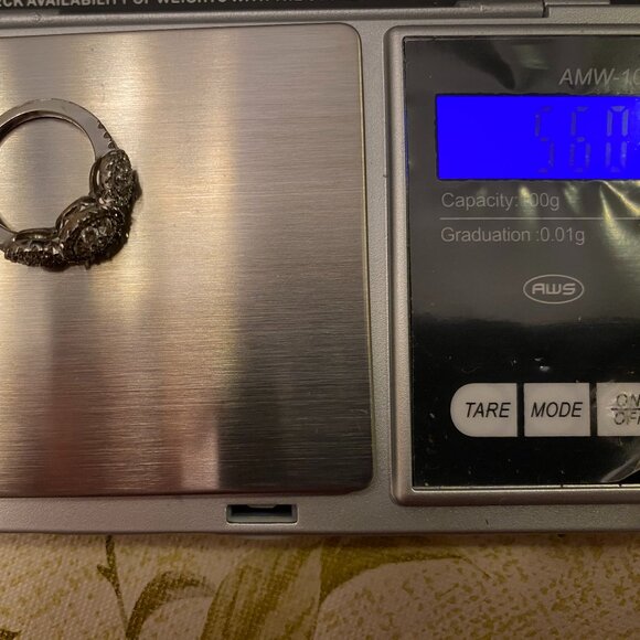 Gorgeous Bony Levy Diamonds Ring 18K Solid White Gold Size 7 Weight 5.6gr EUC - Picture 10 of 10